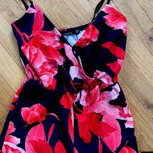 Sexy Floral Midi Jumpsuit